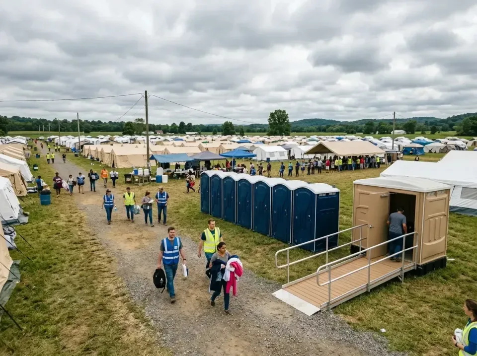 disaster-relief-camp-restrooms-010 — frequently asked questions, Dumpster & Portable Bathrooms Rental in White Oak, MD